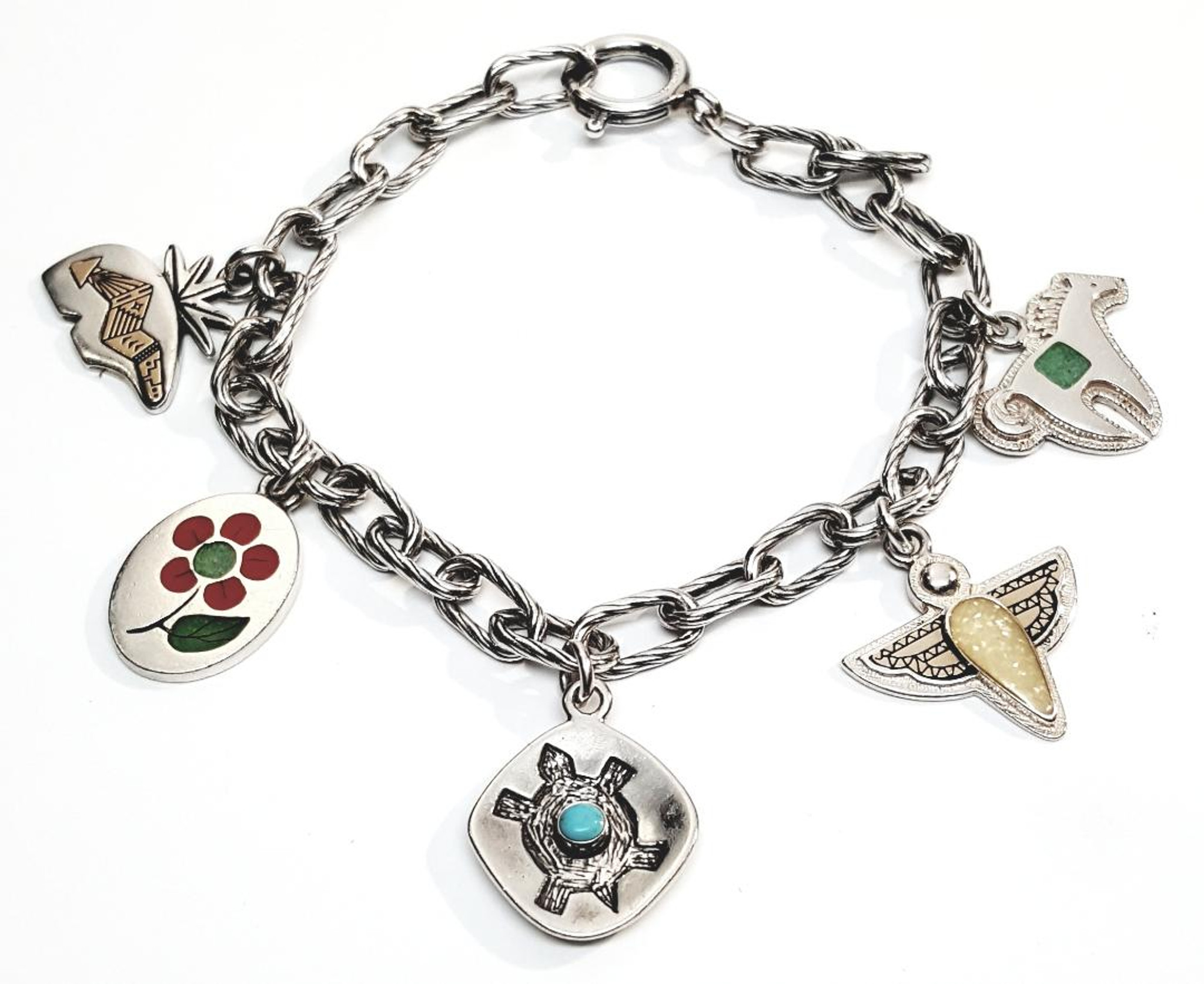 Charming Native American Charm Bracelet makes a fun gift. | Jewels of the  New Antiquity